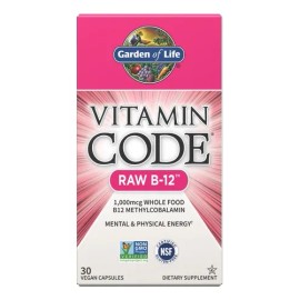 Garden Of Life Vitamin Code Raw Vitamina B12 30 Cápsulas Sfn Neutro