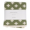Ecovask Kitchen Towel Duo Organic Cotton, Check Navy Denim