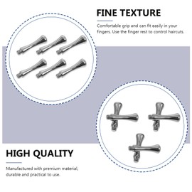 Balacoo 6Pcs Scissor Finger Scissor Finger Rest Scissor Parts Finger Rest Finger Rest for Nails Decorative Nail Clippers Scissors Finger Rings Grips Inserts Assorted Color