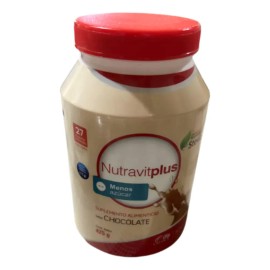 Nutravit Plus Red Bote 425 Gr Bajo En Azucar Chocolate