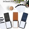 Elezeal Soft Leather A7 Notebook Pocket Refill Notepad Holder Set,