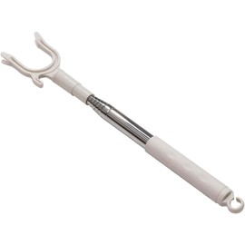 Audiofan Hanging Rod, Pole Raising, Adjustable Closet Extender Pole, Extendable Coat Hanger, Suit Hanger, Laundry, Pole Raising, Extendable Closet Hook Pole for Upper Shelf/Ceiling/Indoor/Outdoor