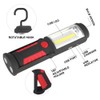 3W Rechargeable COB LED Flashlight Camping Emergency Work Light with