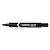 Avery 08888 Large Permanent Ink Markers, Chisel Point, Black Ink