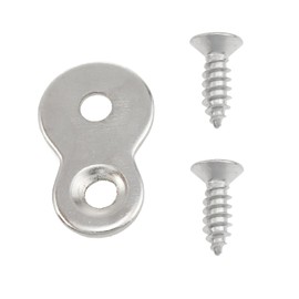 Meuey Lyot Figure 8 Fastener Figure 8 Table top Fasteners Table top Fasteners Desktop Connector Figure 8 Desktop Fastener Hardware with Screws -20pcs