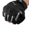 Komine GK-2603 Protective 3 Fingerless Mesh Gloves for Motorcycles Light