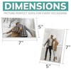 pbf 3-Pack 5x7 & 3-Pack 7x5 Magnetic Picture Frames for
