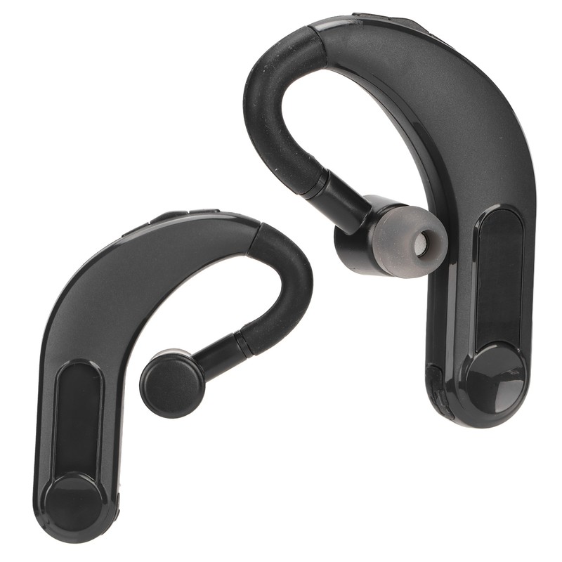 Wireless Headphones Noise Canceling Bluetooth Earpiece with Ear Hook for