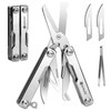 BIBURY Mini Multitool BI2052A, 8 in 1 Keychain EDC Scissors