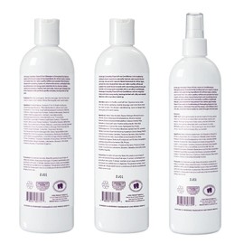 SalonLogic Everyday Clean & Pure Shampoo, Conditioner, and Spray Set, Lavender - Salon Quality, Keratin treatment, Naturally Scented, Hydrating, Moisturizing, Cleansing Treatment, Treated Hair Safe