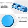 PKEDUO Blue Door Handle Inserts + Push Button Covers Compatible
