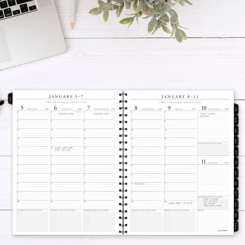 AT-A-GLANCE 2026 Weekly Monthly Refill for 70-NX81, 8-1/4" x 11",
