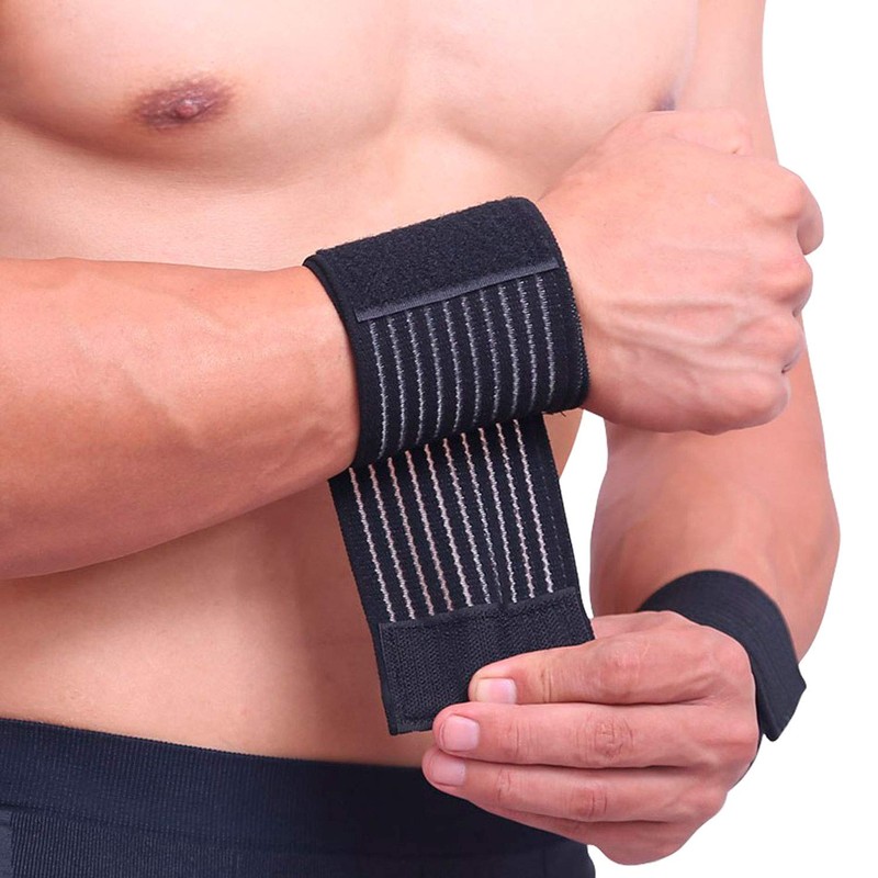 Elastic Wrist Bandage with Velcro for Support and Stabilisation -