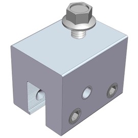 MageClamp Only Standing Seam Metal Roof Mounting Clamp Bracket for Solar and Snow Guard Installation