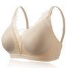 CYTMTZGA Mastectomy Prosthesis Bra Seamless Everyday Post-Surgical Bra with Pockets