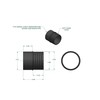 WOODRIVER Dust Connection 4" PVC Sewer & Drain Pipe to