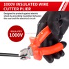 Sharp-tec 1000V Insulated Side Cutters Electrical, 160mm Snips Electrical Wire