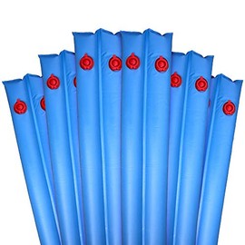Robelle 4 ft. 6-Pack Heavy Duty Blue Double Chamber Pool Cover Weights, .33 MM Thick Vinyl, Pool Water Bags, Water Tubes