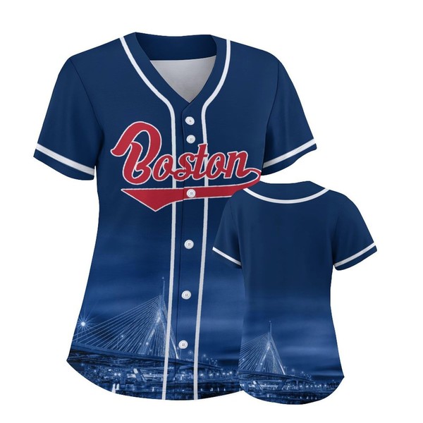 Custom Baseball Jersey for Women City Skyline Graffiti Shirt for