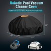 Topcover Cordless Robotic Pool Cleaner Cover,600D Waterproof Windproof Automatic Vacuum