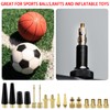 Royouzi Bicycle Tyre Valve Pump Adapter, 33-Piece Bicycle Pump Adapter