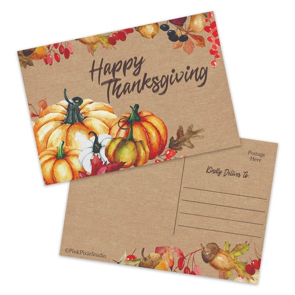 Juego de 40 tarjetas de felicitación en blanco de doble