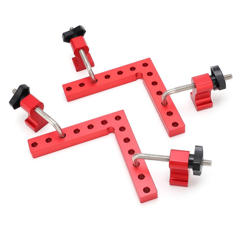 Square Positioning Ruler Kit Aluminum Alloy Right Angle 90 Degree