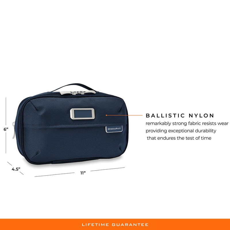 Briggs & Riley Baseline Navy Expandable Essentials Toiletries Set