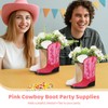 Homaisson 24 Pcs Cowboy Boot Paper Bags, Western Cowboy Cowgirl
