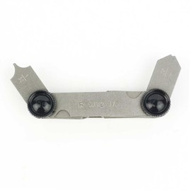 Kaufhof AGR1109 1/32 Inch to 1/4 Inch 26 leaves Radius Gauge