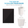 Ultra Strong 15 Gallon Drawstring Trash Bags (102 Count) Large
