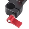 Long Lens Support Height Adjustable 15mm Rod Hole Aluminum Alloy