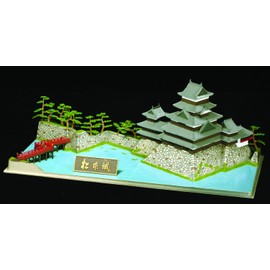 Doyusha S-24 1/350 Japanese Famous Castle Standard Matsumoto Castle Plastic Model Molded Color
