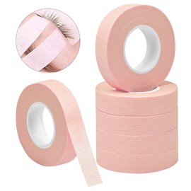 6 Rolls of Eyelash Tape, Micropore Tape Eyelash Extension, Eyelash Insulation, Lash Tape, Micropore Lint Free, Breathable Eyelash Tape for Eyelashes, Lash Extension, 10 Yards Each Roll