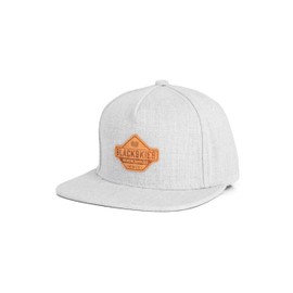 Blackskies® Essentials Snapback Cap for Children, Adjustable Kids' Baseball Cap for Boys and Girls, Stylish Cap, Cool Hat, Birth, Christening, Baseball Cap, Peaked Cap, Grey/Dark Blue