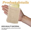 10 Pcs Soap Bag with Drawstring – Natural Exfoliating Soap