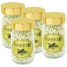 Natural Health Company Propolis Exfoliating Grains, 4.1 oz (115 g) (250 mg x 460 tablets), 4 Bottles