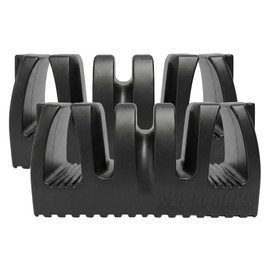 Magnetic Ski & Gear Mount – Portable Holder for Skis, Snowboards, Fishing Rods & Bikes | Vehicle, Garage & Cargo Organizer | Made in USA | Black