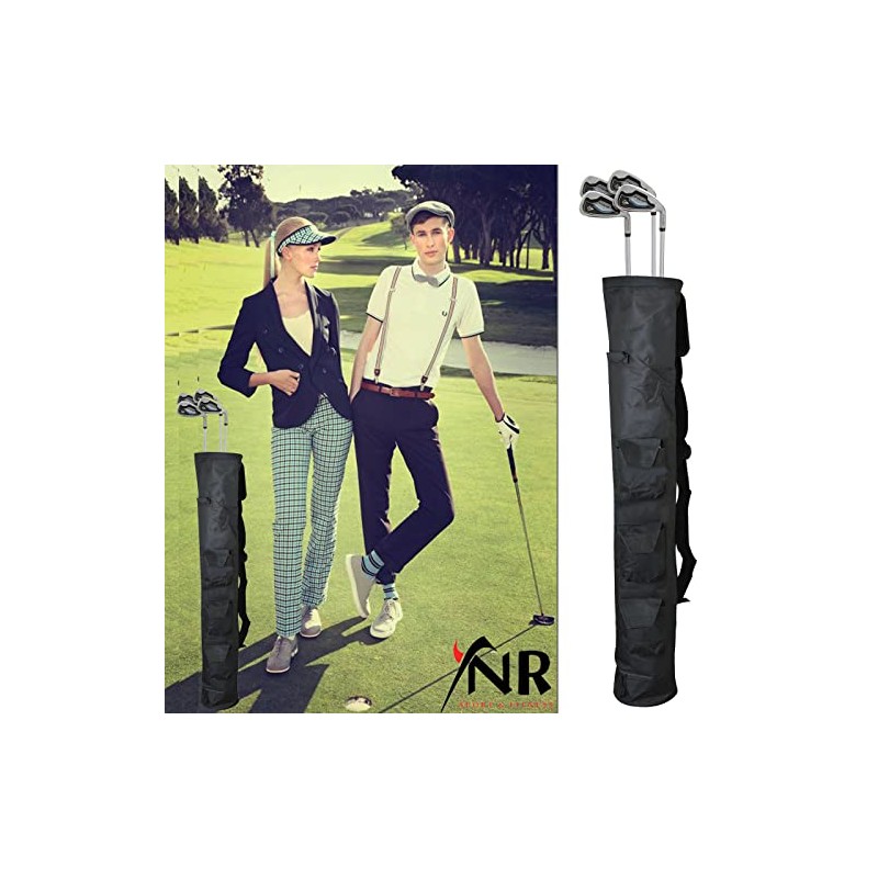 Pencil Golf Club Ball Bags Three Pockets H-34 Inch D-5