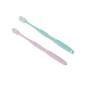 TOVINANNA 2pcs -nano Soft Bristle Toothbrushes for Gum Care Gentle Cleaning for Sensitive Teeth for Family Use and Sky-