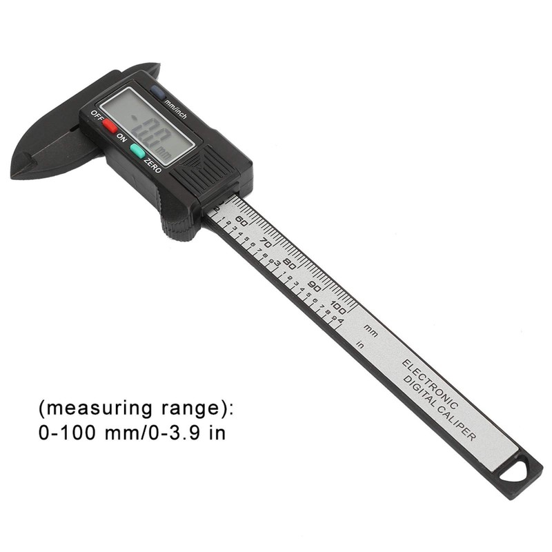 Electronic Digital Caliper, Carbon Fiber Digital Caliper Measuring Tool Micrometer