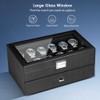 Anyasun 12-Slot Watch Box, 2 Layers Watch Box Organizer with