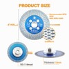 Diamond Porcelain Tile Saw Blade - BRSCHNITT 4" Super Thin