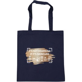 Hippowarehouse It's Not Hoarding If Its skincare Tote Shopping Gym Beach Bag 42cm x38cm, 10 litres