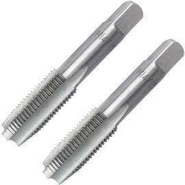 2pcs M14 x 1.5 Tap Set, Metric Thread Tap, M14 Tap (pitch 1.5mm), HSS 6542 Right Hand M14 x 1.5mm Threading Hand Tap (M14x1.5 Tap)