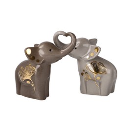 Gingko Salt & Pepper Shaker Set - Elephant