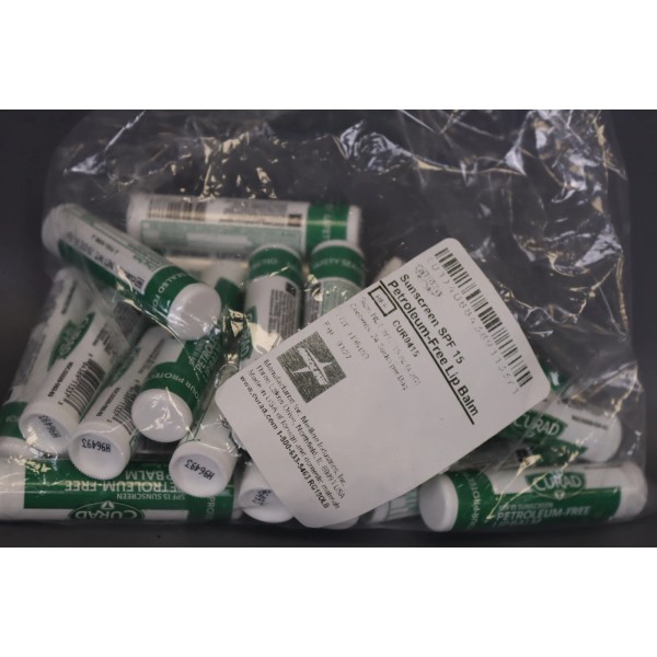 Curad SPF 15 Sunscreen Petroleum-Free Lip BalmMin Flavor - 0.15