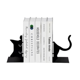 Cat Bookend, Desktop Bookshelf, Firmly and Never Fall, Desktop Organization, Office Supplies Storage (Dog Bookshelf)
