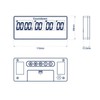 HonorMeet Digital 9999 Days Retirement Countdown Clock, Days Countdown Timer,