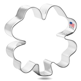 Foose Cookie Cutters Big Four Leaf Clover Cookie Cutter 3.75 in, Made in USA